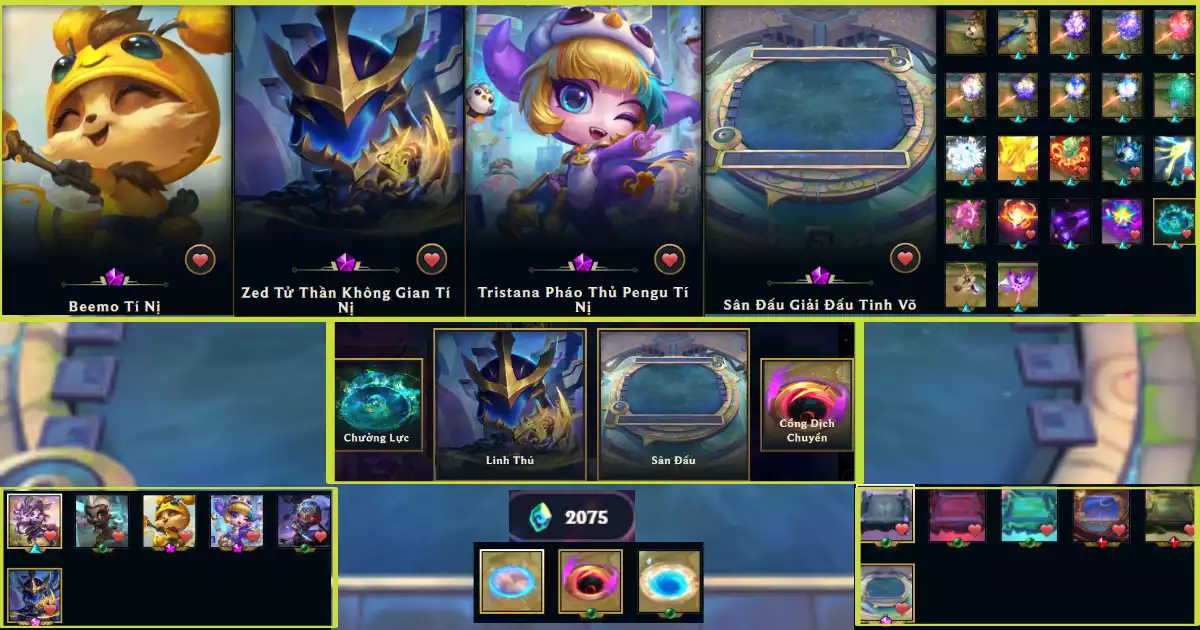 3 PET TÍM + TINH VÕ SÂN + CHƯỞNG PET